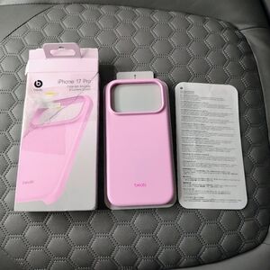 Beats iPhone 17 Pro Case + MagSafe and Camera Control, Pink, Open Box